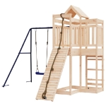 Set da Gioco da Esterno in Legno Massello di Pino