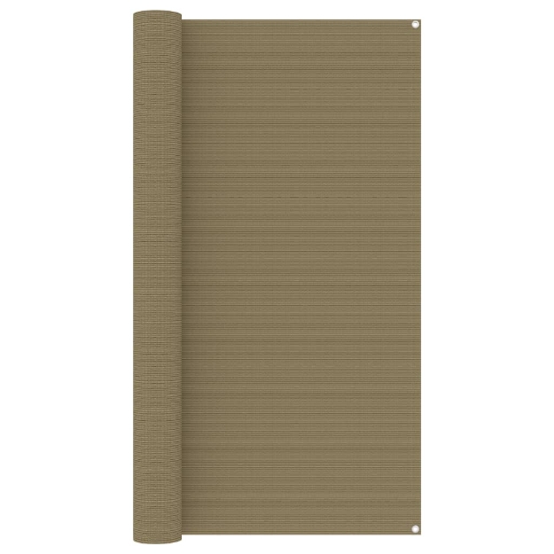 Tappeto da Tenda 200x200 cm Grigio Talpa