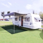 Tappeto da Tenda 300x600 cm in HDPE Verde