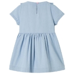 Abito da Bambina con Volant Blu Tenue 128