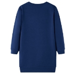 Abito in Felpa da Bambina Blu Marino 128