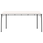 Tenda Parasole da Giardino 4x3x2,55 m Crema