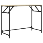 Scrivania Sonoma 100x45x76cm Legno e Acciaio Verniciato Polvere