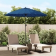Ombrellone da Esterni con Palo in Alluminio 270 cm Azzurro