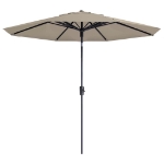 Madison Ombrellone Paros II Luxe 300 cm Ecru