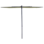 Madison Ombrellone da Balcone Sun Wave 270x150 cm Verde Salvia