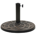Base per Parasole Rotonda in Poliresina 19 kg Bronzo