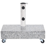 Base per Ombrellone Grigio Chiaro 45x25x8,3 cm in Granito
