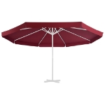 Telo di Ricambio per Tenda da Sole Rosso Bordò 500 cm