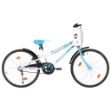 Bici per Bambini 24 pollici Blu e Bianca