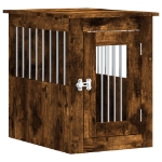 Gabbia Cani da Arredamento Rovere Fumo 45x62x59cm Multistrato