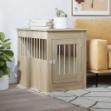 Gabbia Cani da Arredamento Rovere Sonoma 55x80x68cm Multistrato