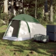Tenda da Campeggio a Cupola per 1 Persona Verde Impermeabile