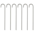 Picchetti per Tenda 6 pz 37 cm Ø10 mm in Acciaio Zincato