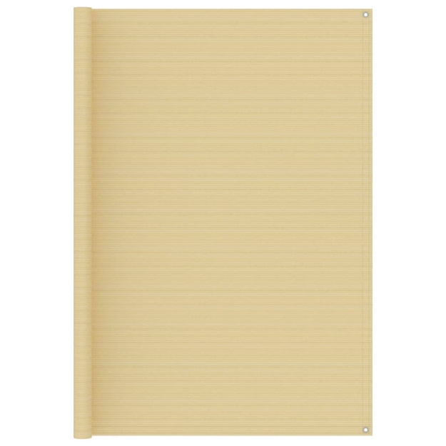 Tappeto da Tenda Beige 250x200 cm HDPE