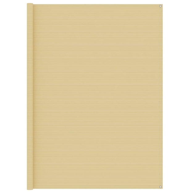 Tappeto da Tenda Beige 250x250 cm HDPE