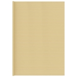 Tappeto da Tenda Beige 400x800 cm HDPE