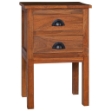 Comodino 40x35x60 cm in Legno Massello di Teak