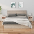 Comodini 2 pz 40x35x49 cm in Legno Massello di Pino