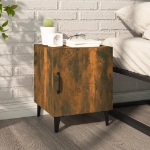 Comodino Rovere Fumo in Legno Multistrato