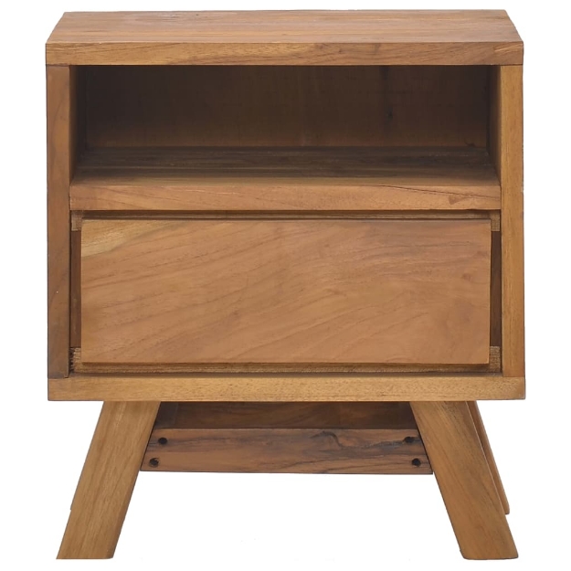 Comodino 40x30x45 cm in Legno Massello di Teak