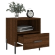 Comodini 2 pz Rovere Marrone 40x35x47,5 cm in Legno Multistrato