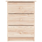 Comodino ALTA 41x35x55,5 cm in Legno Massello di Pino