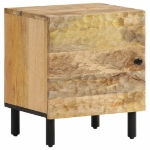 Comodino 40x33x46 cm in Legno Massello di Mango