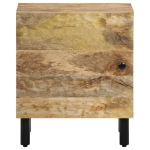 Comodino 40x33x46 cm in Legno Massello di Mango