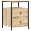 Comodino Rovere Sonoma 44x45x60 cm in Legno Multistrato