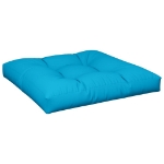 Cuscino per Pallet Blu 80x80x12 cm in Tessuto