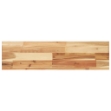 Ripiano a Parete 100x20x4cm Legno Massello Acacia Rifinito Olio