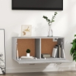 Mobile a Parete Grigio Sonoma 80x36,5x35cm in Legno Multistrato