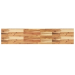 Ripiano a Parete 140x30x4cm Legno Massello Acacia Rifinito Olio