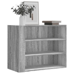 Armadietto a Muro Grigio Sonoma 75x35x60 cm in Truciolato