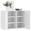 Armadietto a Muro Bianco 75x35x60 cm in Truciolato