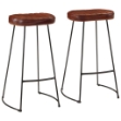 Sgabelli da Bar Gavin 2 pz Marrone Scuro 44x37,5x78 cm