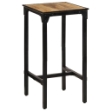 Tavolo da Bar 60x55x107 cm in Legno Grezzo Massello di Mango