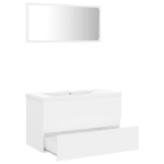 Set Mobili da Bagno Bianco in Truciolato