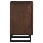 Mobiletto da Bagno Marrone 38x34x58 cm Legno di Mango