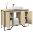 Mobile Lavabo Bagno Rovere Sonoma 91x35x60 cm in Truciolato