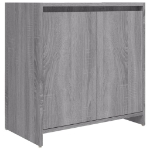 Armadietto Bagno Grigio Sonoma 60x33x61 cm in Legno Multistrato