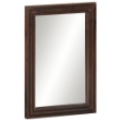 Specchio da Bagno 50x70 cm in Legno Massello di Mango e Vetro