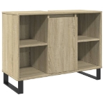 Mobile da Bagno Rovere Sonoma 80x33x60 cm in Legno Multistrato