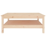 Tavolino da Salotto 100x100x40 cm Legno Massello di Pino