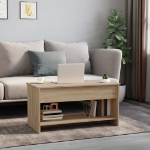 Tavolino Salotto Rovere Sonoma 102x50x52,5 cm Legno Multistrato