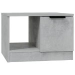 Tavolino Salotto Grigio Cemento 50x50x36 cm Legno Multistrato