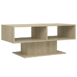 Tavolino Salotto Rovere Sonoma 103,5x50x44,5 Legno Multistrato