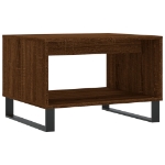 Tavolino da Salotto Rovere Marrone 60x50x40cm Legno Multistrato
