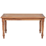 Tavolino da Salotto Batavia in Legno di Teak 90x50x45 cm
